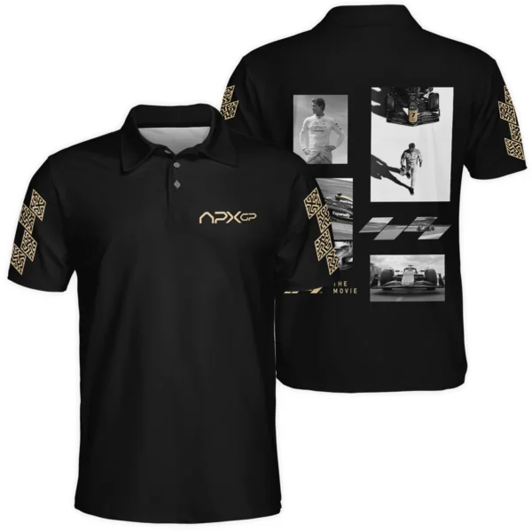 F1 The Movie Photo Collage Exclusive Polo Shirt BLF116625A6PL