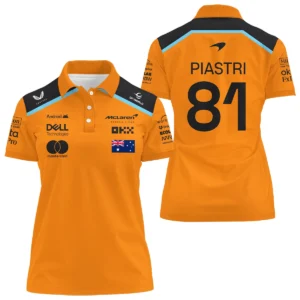 Oscar Piastri McLaren F1 Exclusive Unisex Polo Shirt BLF120625A3PL