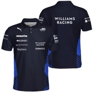2025 Williams F1 Team Suit Polo Shirt BLVA080725A01WILPL