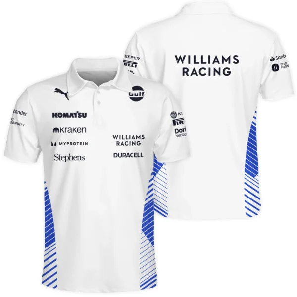2025 Williams F1 Team Suit Polo Shirt BLVA080725A02WILPL