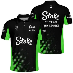 2025 Kick Sauber F1 Team Suit Polo Shirt BLVA100725A01KSPL