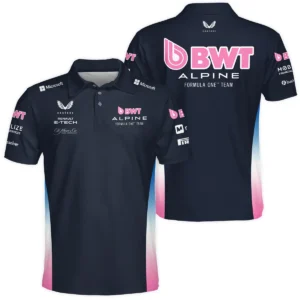 2025 Alpine F1 Team Suit Polo Shirt BLVA150725A01ALPPL