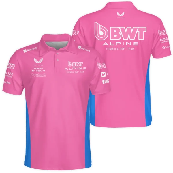 2025 Alpine F1 Team Suit Polo Shirt BLVA150725A02ALPPL