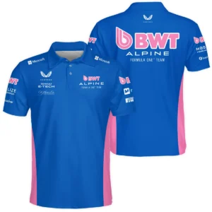 2025 Alpine F1 Race Suit Polo Shirt BLVA150725A03ALPPL