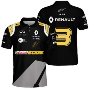 2020 Daniel Ricciardo Renault Alpinestars Race Suit Polo Shirt BLVA180725A04PL