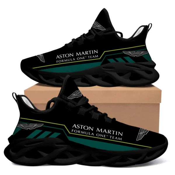 Aston Martin F1 Max Soul Shoes All Over Print BLAM16725A1 - Black