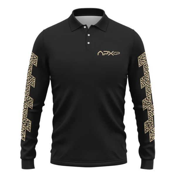 F1 The Movie Photo Collage Exclusive Long Polo Shirt BLF116625A6LPL - Image 2
