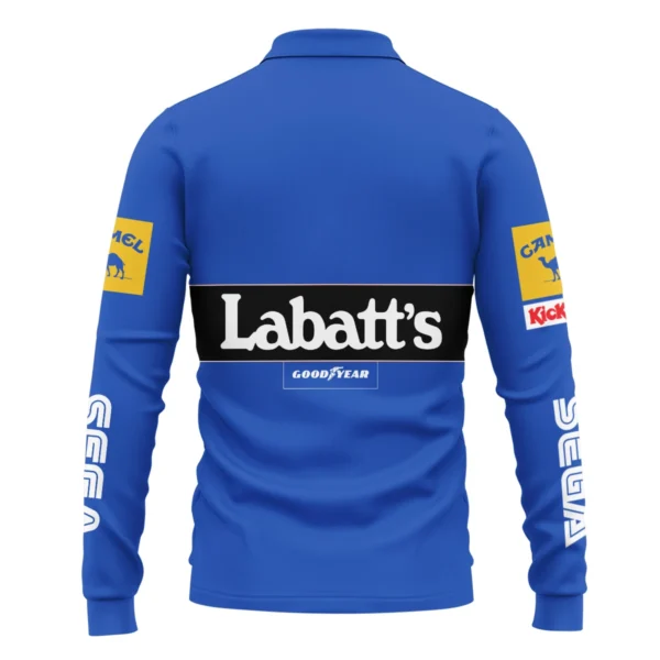 1993 Alain Prost Racing Suit Williams Renault F1 Team Long Polo Shirt BLVAAP070725A03LPL - Image 3