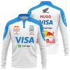 2025 Racing Bulls F1 Race Suit Long Polo Shirt BLVA110725A03RCBLPL