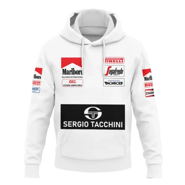 1984 Ayrton Senna Sergio Tacchini Toleman F1 Promotional Team Hoodie BL3725A7HD - Image 2