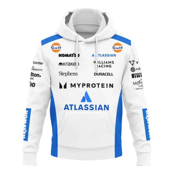 2025 Williams F1 Race Suit Hoodie BLVA100725A03WILHD - Image 2