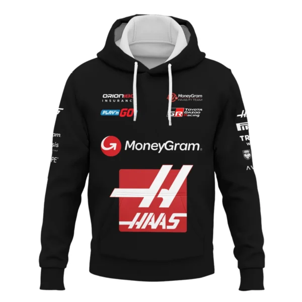2025 Haas F1 Race Suit Hoodie BLVA150725A03HAASHD - Image 2