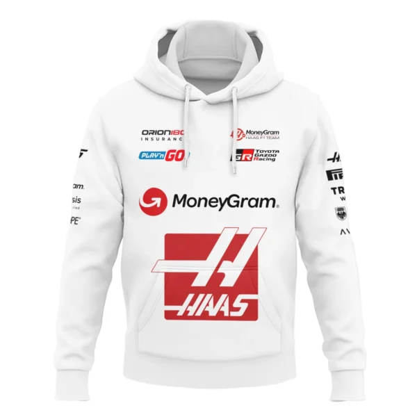 2025 Haas F1 Race Suit Hoodie BLVA150725HAAS04HD - Image 2