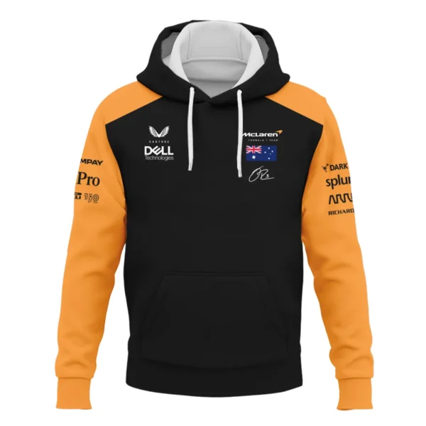2022 Daniel Ricciardo McLaren F1 Team Suit Hoodie BLVA180725A07HD - Image 2
