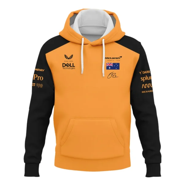 2022 Daniel Ricciardo McLaren F1 Team Suit Hoodie BLVA180725A08HD - Image 2