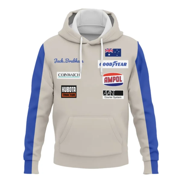1970 Jack Brabham Race Suit Hoodie BLVAJB070725A01HD - Image 2