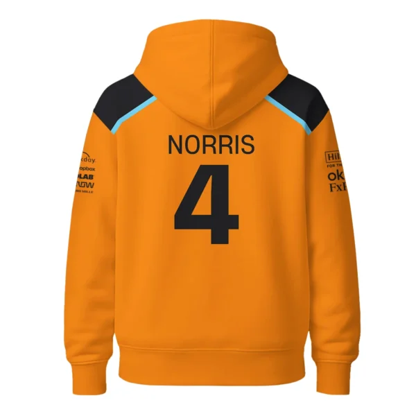 Lando Norris McLaren F1 Exclusive Unisex Zipper Hoodie BLF120625A4ZHD - Image 3