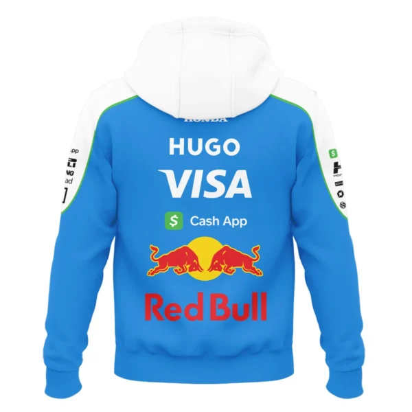 2025 Racing Bulls F1 Race Suit Zipper Hoodie BLVA110725A04RCBZHD - Image 3