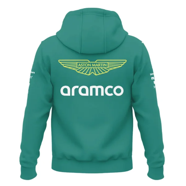 2025 Aston Martin F1 Team Suit Zipper Hoodie BLVA120725A01AMZHD - Image 3
