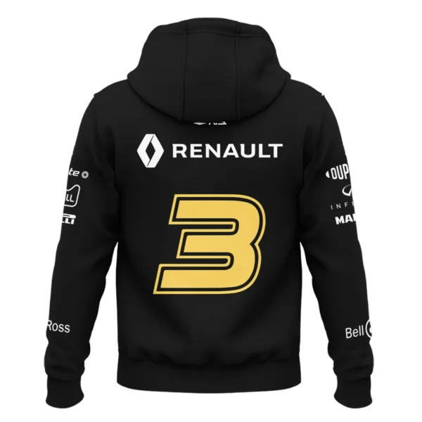 2020 Daniel Ricciardo Renault Alpinestars Race Suit Zipper Hoodie BLVA180725A04ZHD - Image 3