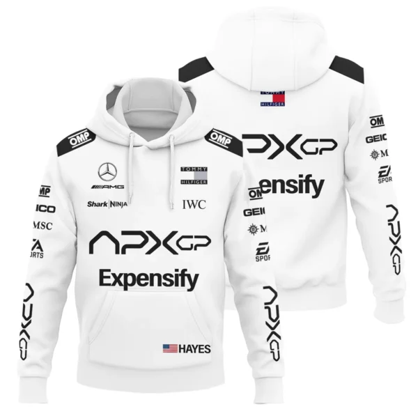 2025 F1 The Movie White Version For Racing Fan Exclusive Hoodie BLF116625A1HD