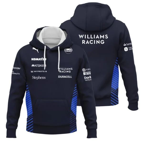 2025 Williams F1 Team Suit Hoodie BLVA080725A01WILHD