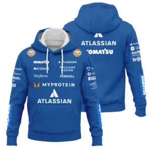 2025 Williams F1 Race Suit Hoodie BLVA100725A04WILHD