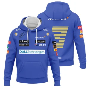 2021 Daniel Ricciardo McLaren F1 Team Race Suit Hoodie BLVA180725A03HD