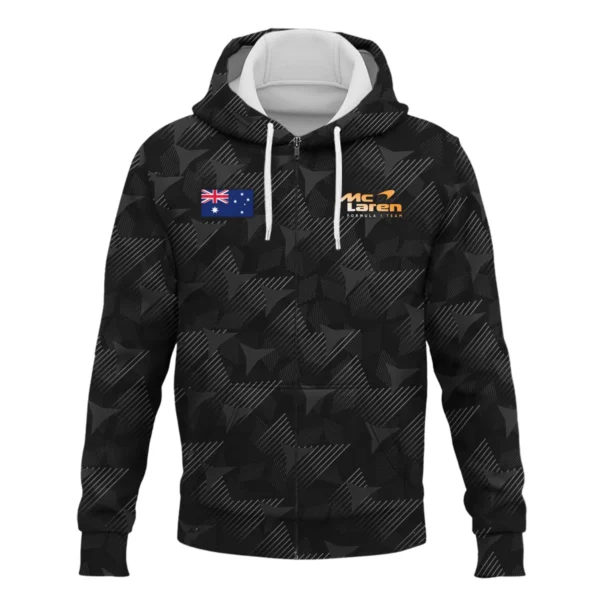 Oscar Piastri McLaren F1 Limited Edition Zipper Hoodie BLOP13725A2ZHD - Image 2