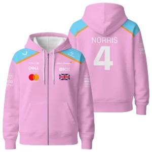 Lando Norris McLaren F1 Exclusive Unisex Zipper Hoodie BLF120625A2ZHD