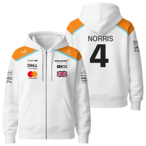 Lando Norris McLaren F1 Exclusive Unisex Zipper Hoodie BLF120625A6ZHD