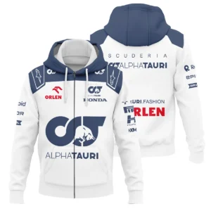 2023 Daniel Ricciardo Scuderia AlphaTauri Race Suit Zipper Hoodie BLVA180725A05ZHD