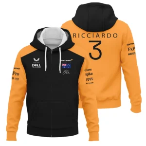 2022 Daniel Ricciardo McLaren F1 Team Suit Zipper Hoodie BLVA180725A07ZHD