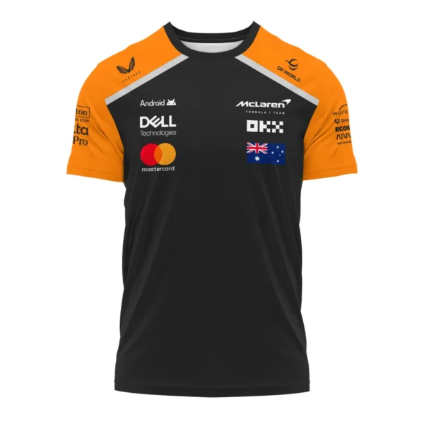 From #81 To #1 Oscar Piastri McLaren F1 Limited Edition T-Shirt BL4725A1TS - Image 2