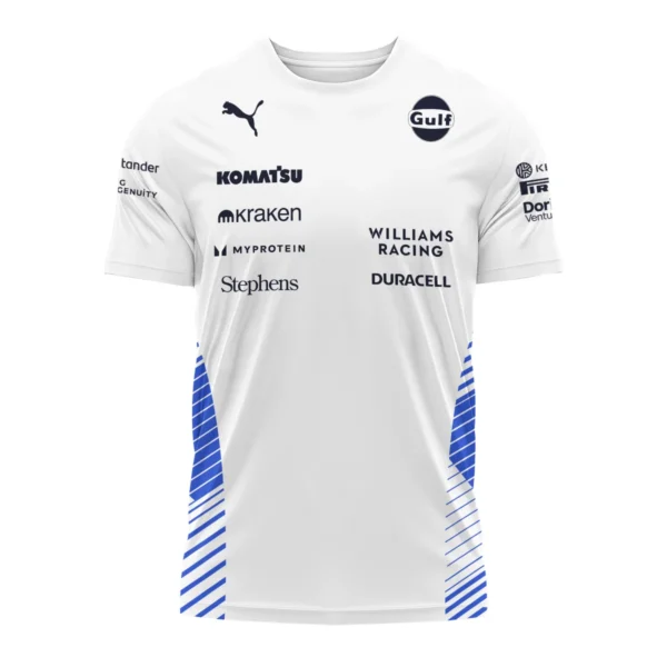 2025 Williams F1 Team Suit T-Shirt BLVA080725A02WILTS - Image 2