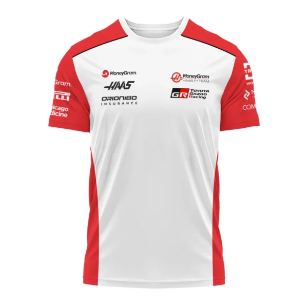 2025 Haas F1 Team Suit T-Shirt BLVA150725A02HAASTS - Image 2