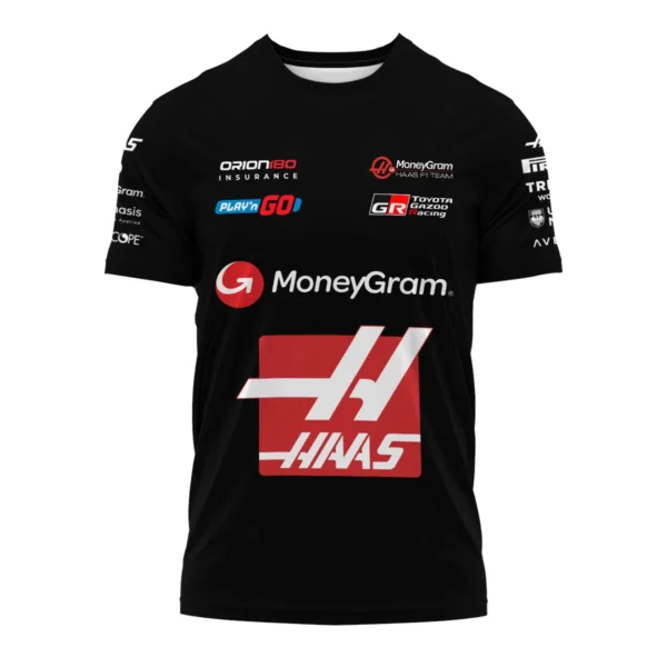 2025 Haas F1 Race Suit T-Shirt BLVA150725A03HAASTS - Image 2