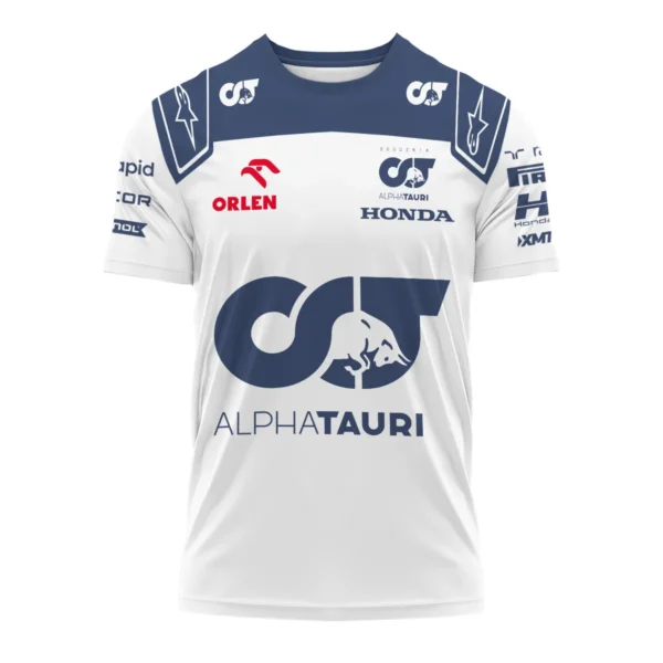2023 Daniel Ricciardo Scuderia AlphaTauri Race Suit T-Shirt BLVA180725A05TS - Image 2