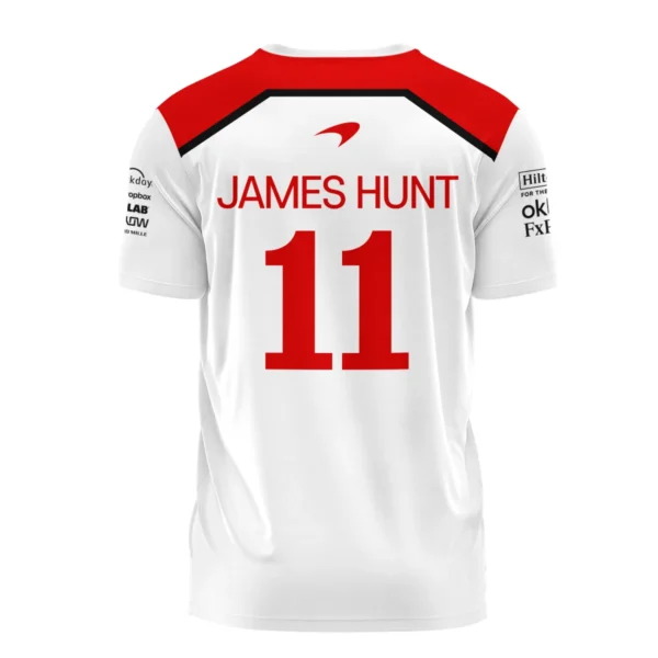 2025 James Hunt McLaren F1 T-Shirt For Fans BL2725A1TS - Image 3