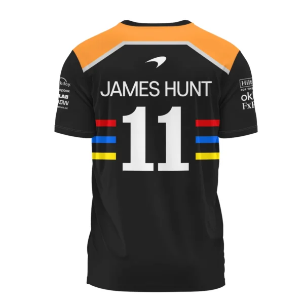 2025 James Hunt McLaren F1 T-Shirt For Fans BL2725A2TS - Image 3