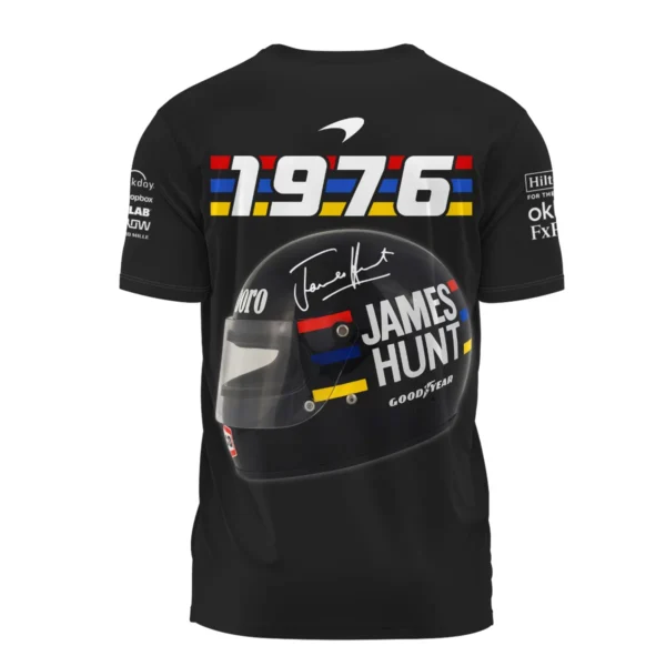 2025 James Hunt McLaren F1 T-Shirt For Fans BL2725A3TS - Image 3