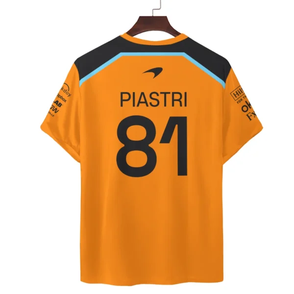 Oscar Piastri McLaren F1 Exclusive Unisex T-Shirt BLF120625A3TS - Image 3