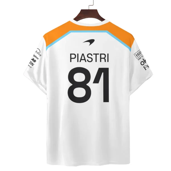 Oscar Piastri McLaren F1 Exclusive Unisex T-Shirt BLF120625A5TS - Image 3