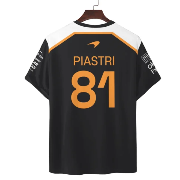 Oscar Piastri McLaren F1 Exclusive Unisex T-Shirt BLF120625A7TS - Image 3