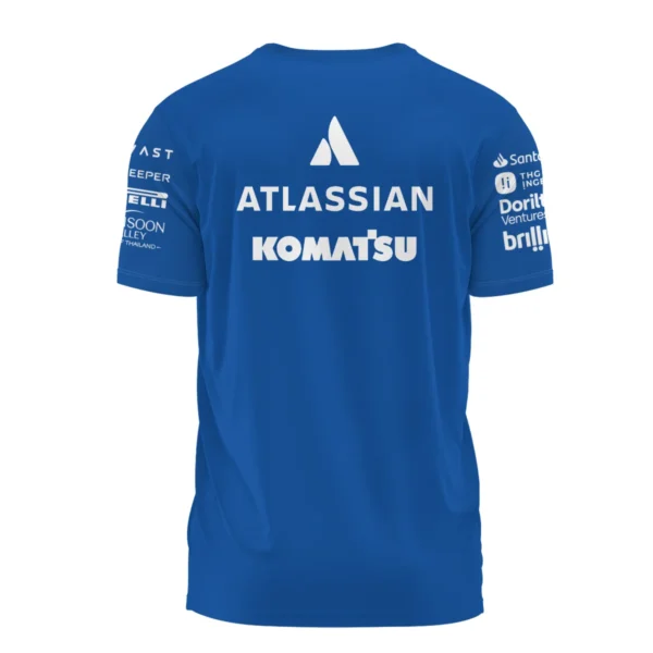 2025 Williams F1 Race Suit T-Shirt BLVA100725A04WILTS - Image 3
