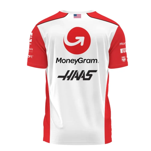 2025 Haas F1 Team Suit T-Shirt BLVA150725A02HAASTS - Image 3