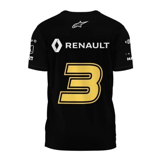 2019 Daniel Ricciardo Renault F1 Team Race Suit T-Shirt BLVA180725A02TS - Image 3