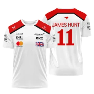 2025 James Hunt McLaren F1 T-Shirt For Fans BL2725A1TS