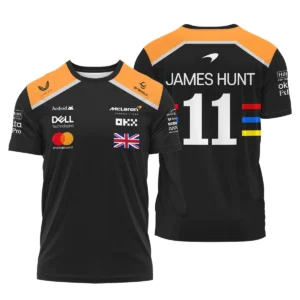 2025 James Hunt McLaren F1 T-Shirt For Fans BL2725A2TS
