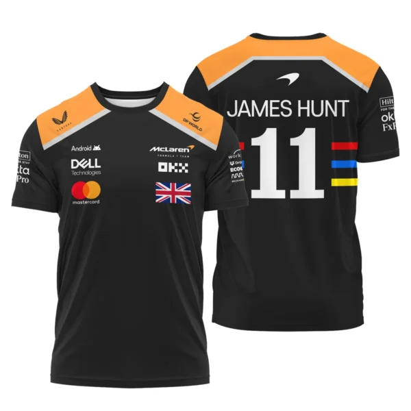 2025 James Hunt McLaren F1 T-Shirt For Fans BL2725A2TS
